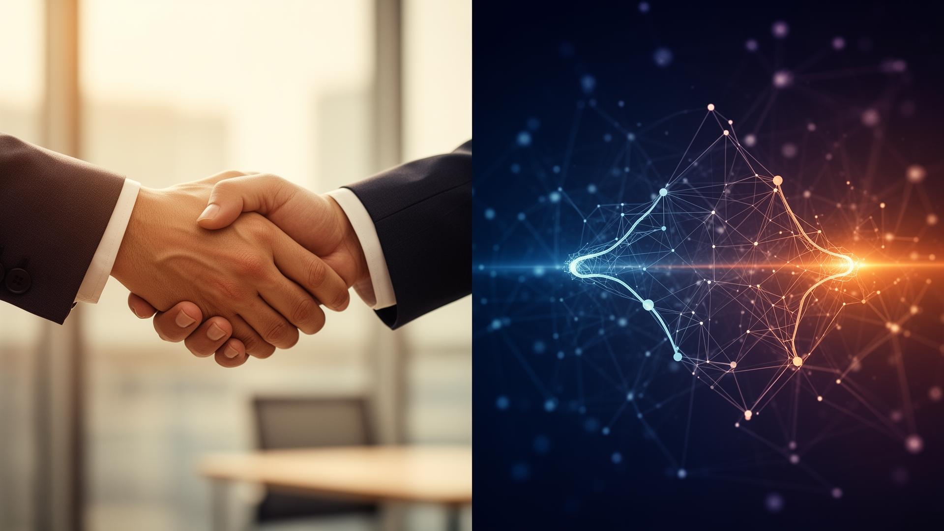 Human and AI working together